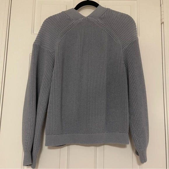 H&M Women's Light Blue Oversized Cardigan Sweater - Picture 3 of 15